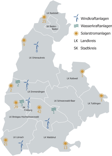 Die Standorte unserer Kraftwerke